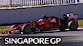 F1 Singapur 2015 - Alberto Antonini (Ferrari) erklärt die Strecke