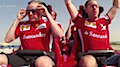 F1 2015 - Vettel und Raikkonen besuchen die Ferrari World Abu Dhabi