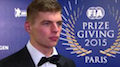 FIA Gala 2015 - Max Verstappen im Interview