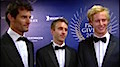 2015 FIA Preisverleihung - Interview mit Webber, Bernhard und Hartley